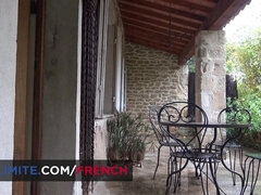 Sex in the farm with hot French teen