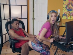 Amateur, Mamada, Estilo perrito, Ébano, Novia, Interracial, Masturbación, Coño