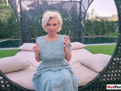 Rubia, Tetona, Familia, Madres para coger, Mamá, Al aire libre, Madrastra, Tabú