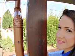 アナル, お尻, 美女, 茶髪の, ハードコア