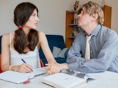 デカ尻, デカチン, フェラチオ, 茶髪の, バック, 自然山雀, 小柄, ティーン