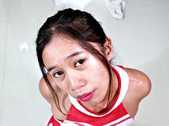 Nana, Pom pom girl, Éjaculation interne, Gode, Hd, Pov, Solo