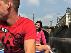 Brunette, Couple, Outdoor, Piercing, Slut, Sucking, Teacher, Teen