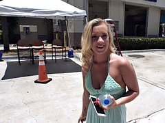 Sexy Czech babe pounded in the garage