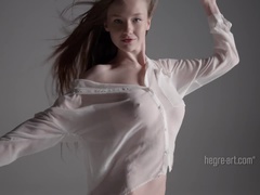 お尻, 美人, 茶髪の, 乳首, 小柄, 剃毛, 生徒, オッパイの