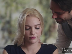 Blond, Sperma shot, Diep in de keel, Sperma in gezicht, Hardcore, Likken, Kut duiken, Vrouw