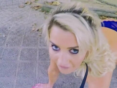 Blonde, Blowjob, Dirty, Hardcore, Outdoor