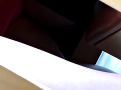 Любители, Толстушки, Студентка, Под юбкой, Подглядывание