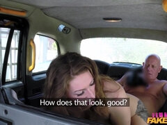 Mamada, Coche, Polla, Hembra, Pajear, Al aire libre, Coño, Tetas