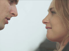 Blonde, Sucer une bite, Gorge profonde, Queue, Hd, Seins naturels, Petite femme, Nénés