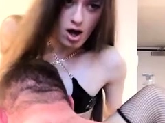 Анальный секс, Член, Наездница, Трансы, Под юбкой