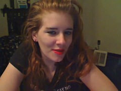 Enthousiasteling, Bondage discipline sadomasochisme, Kreng, Roodharige vrouw, Webcamera