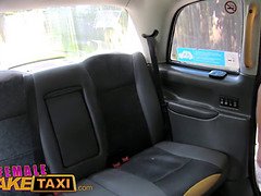 Dirty cab driver goes wild with his female stripper and cums in her mouth