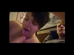 Lost Bet Blowjob - Black Babe With Big Tits Pays Up