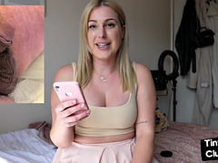 美女, デカチン, デカパイ, ブロンド, 言葉責め, フェムドム, フェティッシュ, 一人