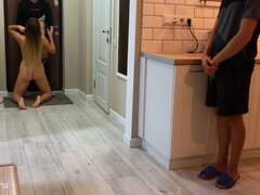 Enthousiasteling, Pijpbeurt, Bedriegen, Man die toekijkt, Europees, Man, Spaans, Vrouw