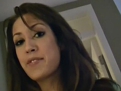 Tussi, Blondine, Blasen, Paar, Spermaladung, Handjob, Hardcore, Ablutschen