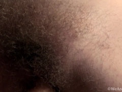 Culo, Rubia, Peludo, Masturbación, Ducha