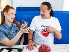 デカ尻, デカチン, デカパイ, フェラチオ, 軟体, 彼女, 淫乱熟女, 赤毛