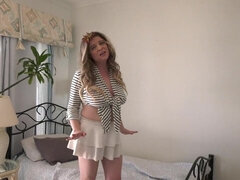 Enthousiasteling, Grote lul, Blond, Huisgemaakt, Gezichtspunt, Rijden, Verlegen, Zusters