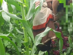 Indian Sister-in-Law Doggy Style Outdoor Fuck in Jungle Farm