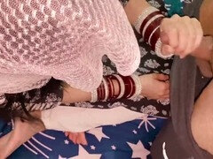 Tante, Gros cul, Sucer une bite, Éjaculation interne, Film complet, Maman, Belle mère, Adolescente