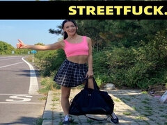 Big cock, Blowjob, Brunette, Female, Hd, Natural tits, Pov, Public