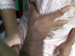 素人, アジア人, カップル, 彼女, 小柄, オマンコ, ストッキング, 三人