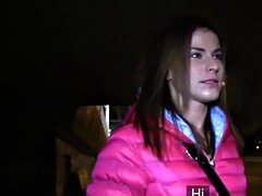 Braunhaarige, Öffentlich, Muschi