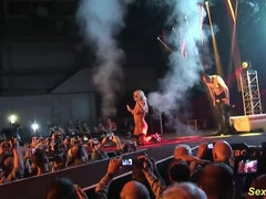 ブロンド, 軟体, ドイツ人, Hd, 淫乱熟女, 母, 公共, のぞき