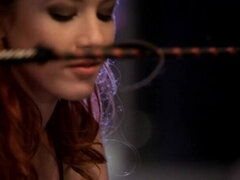 Morena, Tacones, Lesbiana, Lencería, Bragas, Pelirrojo, Afeitado, Medias largas