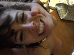 デカ尻, デカチン, デカパイ, フェラチオ, 茶髪の, バック, ホテル, 淫乱熟女