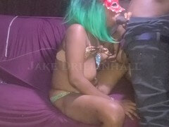 Grosser schwanz, Schwarz, Spermaladung, Schwarz, Muschi