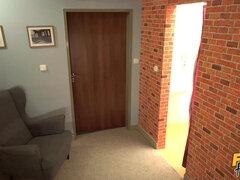 素人, フェラチオ, 茶髪の, チェコ, なめる, オナニー, オマンコ, タトゥー