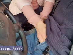 Pijpbeurt, Stel, Sperma in mond, Sperma shot, Huisgemaakt, Zoenen, Moeder, Buiten