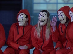 フェラチオ, 茶髪の, グループ, 手コキする, 下着, 淫乱熟女, 三人, オッパイの