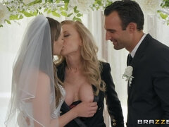 Pijpbeurt, Brijd, Aangekleed, 1 man 2 vrouwen, Trio