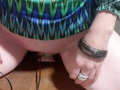 Rubia, Dominacion femenina, Masturbación, Madres para coger, Orgasmo, Coño, Montar, Juguetes