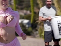 Américain, Anal, Sucer une bite, Tir de sperme, Souple, Béant, Indienne, Rousse roux