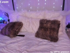 Charming teen lustful live show