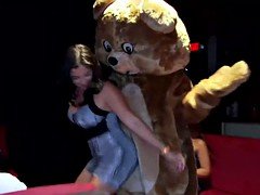 素人, 着衣女と全裸男, チン, グループ, スラップ