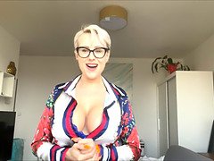 Grosser arsch, Pummelig, Dildo, Fetisch, Masturbation, Orgasmus, Rotschopf, Titten