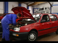 Hondjeshouding, Vingeren, Duits, Likken, Naakt, Trio, Oud, Nat