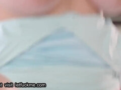 creampie , she takes the plunge and lives out her fantasy