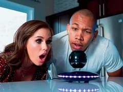 お尻, デカパイ, フェラチオ, ブーツ, バック, 手コキする, 異人種間, オナニー