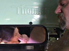 Anal, Brunette, Bus, Pornstars