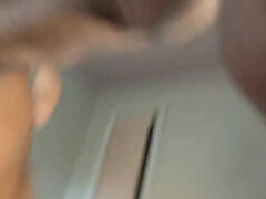 Grosser arsch, Schwarz, Oma, Milf, Dusche, Weibliche ejakulation