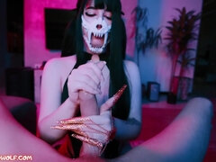 Mollyredwolf Is Testing You. Try Not To Cum. Tittyfuck, Femdom, Handjob, Creampie