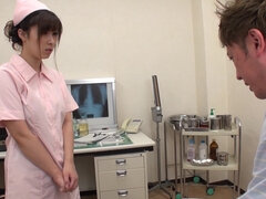 Busty Japanese nurse memorable xxx scene