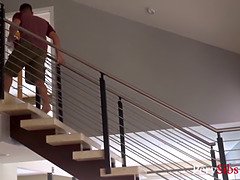 デカ尻, デカパイ, フェラチオ, 茶髪の, 馬乗り, シャワー, 姉妹, ティーン